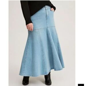 Torrid Denim Maxi Skirt